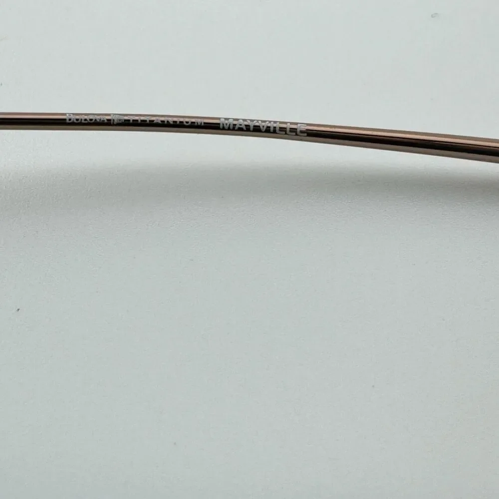 Bulova Mayville Eyeglasses Frame sfull Rim Round 54-18-140 Brown‎ Womens H12204
